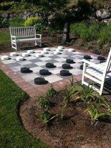 Outdoor Chess or Checkers